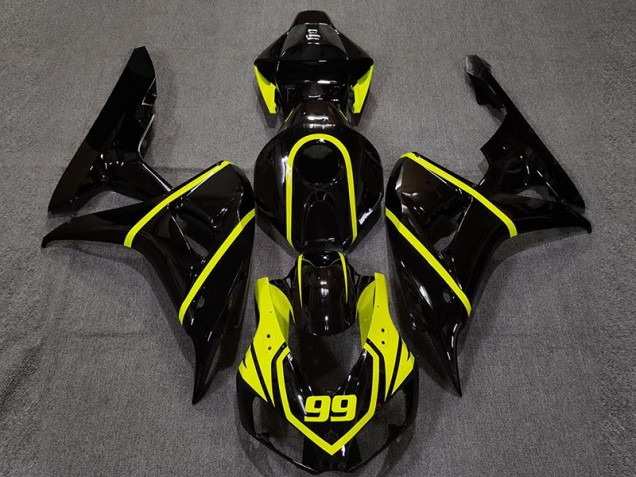 Nero Lucido & Giallo Brillante 2006-2007 CBR1000RR Carena Moto
