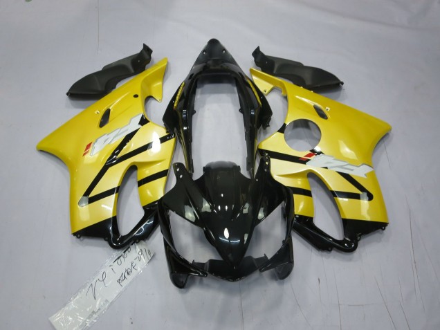 Nero Lucido Giallo Perla 2004-2007 CBR600 F4i Carena Moto Nero Lucido Giallo Perla 2004-2007 CBR600 F4i Carena Moto