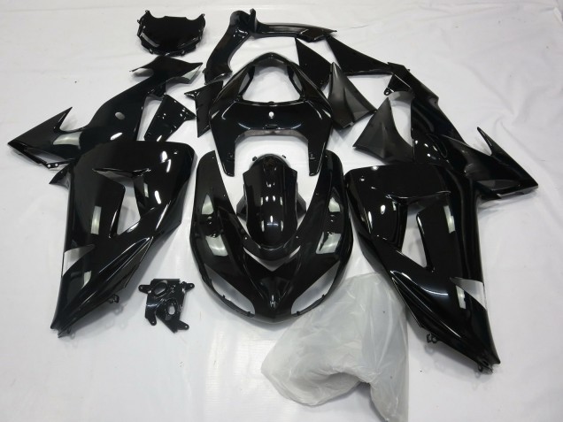 Nero Lucido Liscio 2006-2007 ZX10R Carena Moto Nero Lucido Liscio 2006-2007 ZX10R Carena Moto