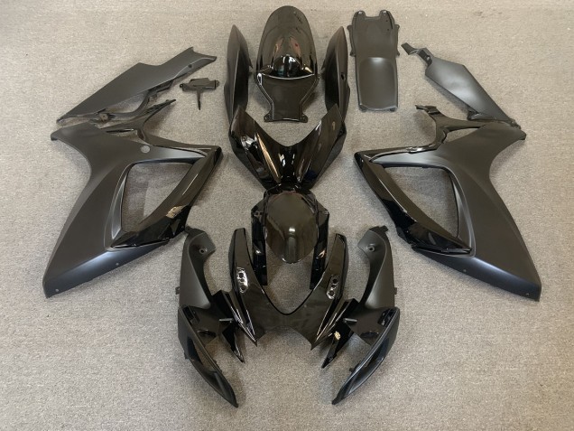 Nero Lucido & Opaco 2006-2007 GSXR 600-750 Carena Moto