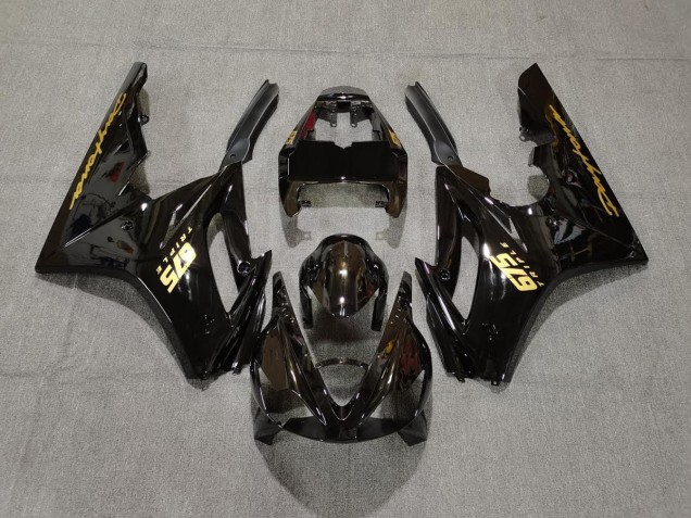 Nero Lucido & Oro 2006-2008 Daytona 675 Carena Moto Nero Lucido & Oro 2006-2008 Daytona 675 Carena Moto