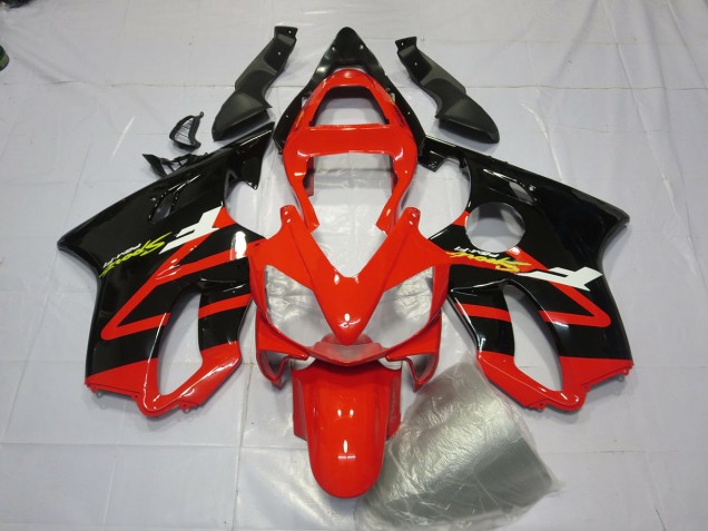 Nero Lucido & Rosso 2001-2003 CBR600 F4i Carena Moto Nero Lucido & Rosso 2001-2003 CBR600 F4i Carena Moto