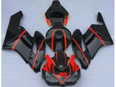 Nero Lucido & Rosso 2004-2005 CBR1000RR Carena Moto