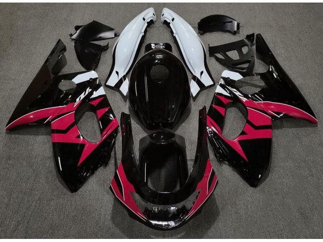 Nero Lucido Rosso & Bianco 1998-2007 YZF600 Carena Moto Nero Lucido Rosso & Bianco 1998-2007 YZF600 Carena Moto