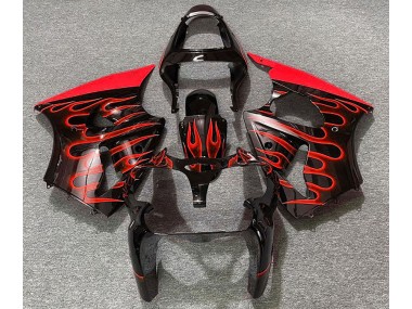 Nero Lucido & Rosso Fiamma 2000-2002 ZX6R Carena Moto