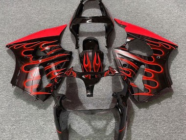 Nero Lucido & Rosso Fiamma 2000-2002 ZX6R Carena Moto