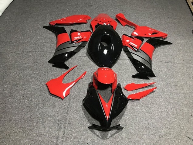 Nero Lucido Rosso/Grigio 2012-2016 CBR1000RR Carena Moto Nero Lucido Rosso/Grigio 2012-2016 CBR1000RR Carena Moto