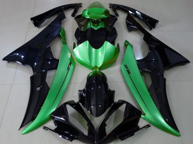 Nero Lucido & Verde Chiaro 2008-2016 R6 Carena Moto