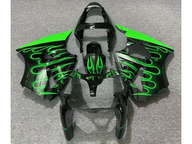 Nero Lucido & Verde Fiamma 2000-2002 ZX6R Carena Moto