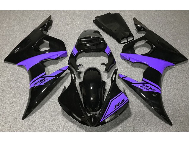 Nero Lucido & Viola 2003-2004 R6 Carena Moto Nero Lucido & Viola 2003-2004 R6 Carena Moto