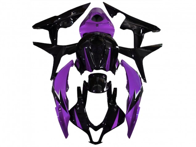 Nero Lucido & Viola 2007-2008 CBR600RR Carena Moto Nero Lucido & Viola 2007-2008 CBR600RR Carena Moto