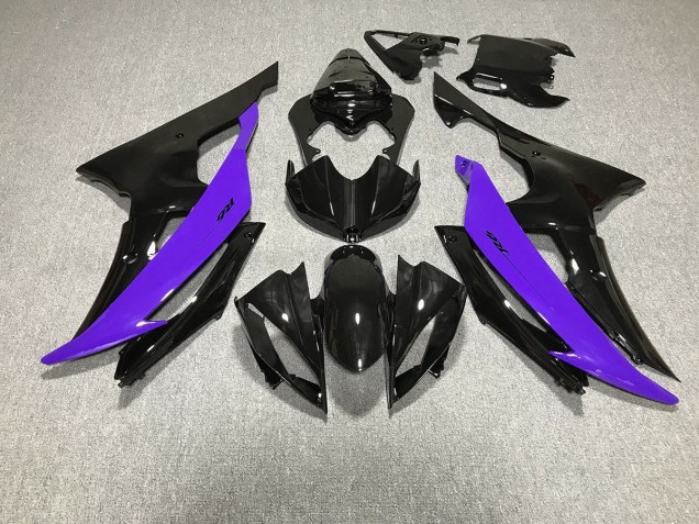 Nero Lucido & Viola 2008-2016 R6 Carena Moto Nero Lucido & Viola 2008-2016 R6 Carena Moto