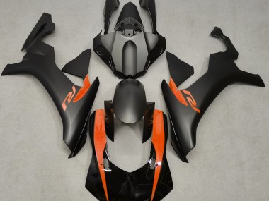 Nero Opaco & Arancione 2015-2019 R1 Carena Moto