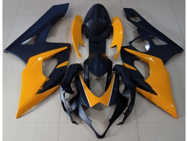 Nero Opaco & Arancione Chiaro 2005-2006 GSXR 1000 Carena Moto