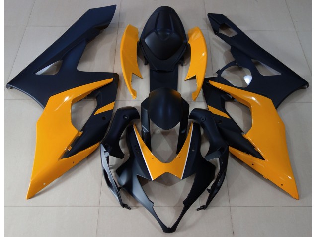 Nero Opaco & Arancione Chiaro 2005-2006 GSXR 1000 Carena Moto