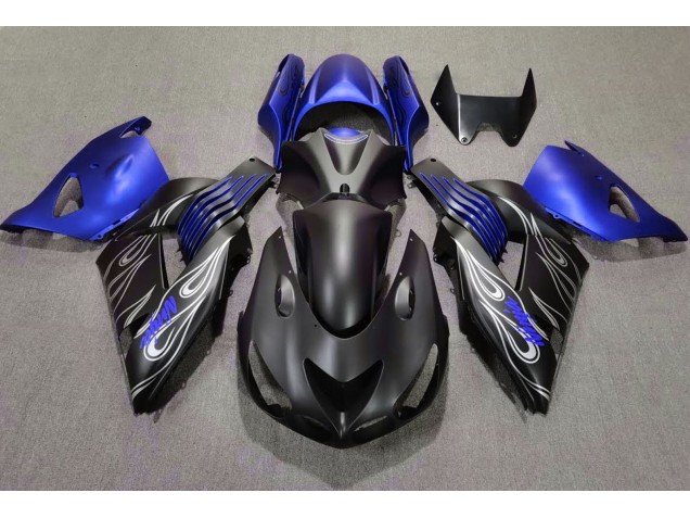 Nero Opaco & Blu 2006-2011 ZX14R Carena Moto