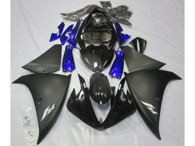 Nero Opaco & Blu 2009-2011 R1 Carena Moto Nero Opaco & Blu 2009-2011 R1 Carena Moto