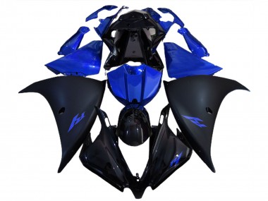 Nero Opaco & Blu 2012-2014 R1 Carena Moto