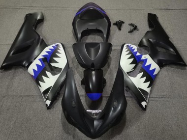 Nero Opaco & Blu Squalo 2005-2006 ZX6R Carena Moto