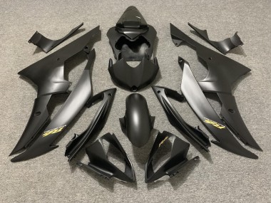 Nero Opaco Con Logo Dorato 2008-2016 R6 Carena Moto