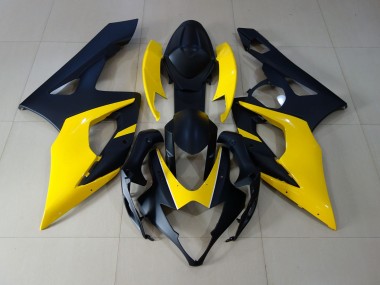 Nero Opaco & Giallo 2005-2006 GSXR 1000 Carena Moto