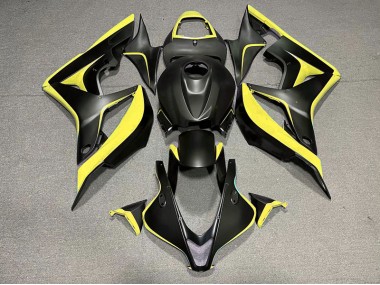 Nero Opaco & Giallo 2007-2008 CBR600RR Carena Moto