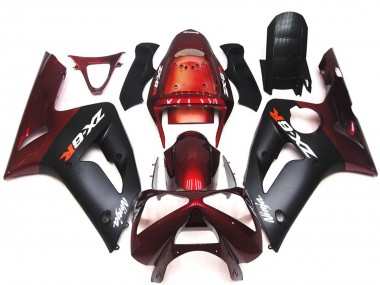 Nero Opaco & Marrone 2003-2004 ZX6R Carena Moto