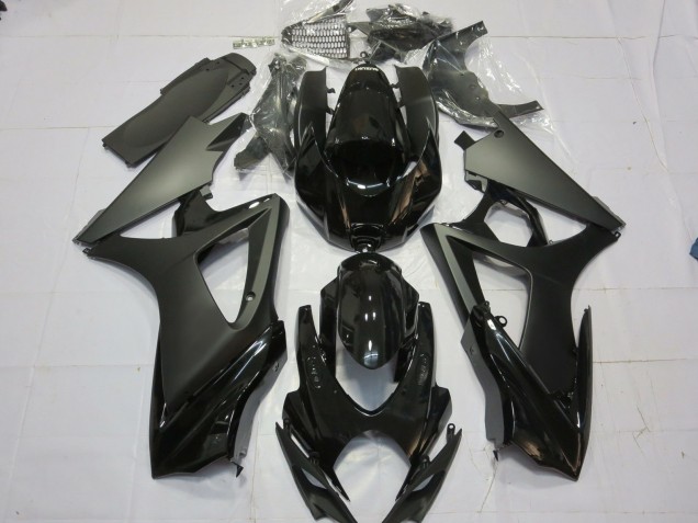 Nero Opaco Nero Lucido 2007-2008 GSXR 1000 Carena Moto