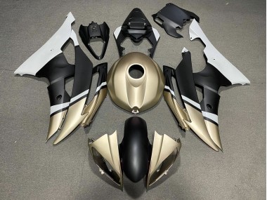 Nero Opaco & Oro 2008-2016 R6 Carena Moto