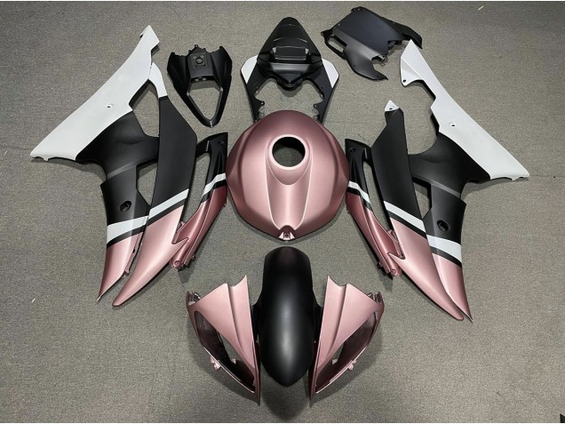 Nero Opaco & Oro Rosa 2008-2016 R6 Carena Moto Nero Opaco & Oro Rosa 2008-2016 R6 Carena Moto