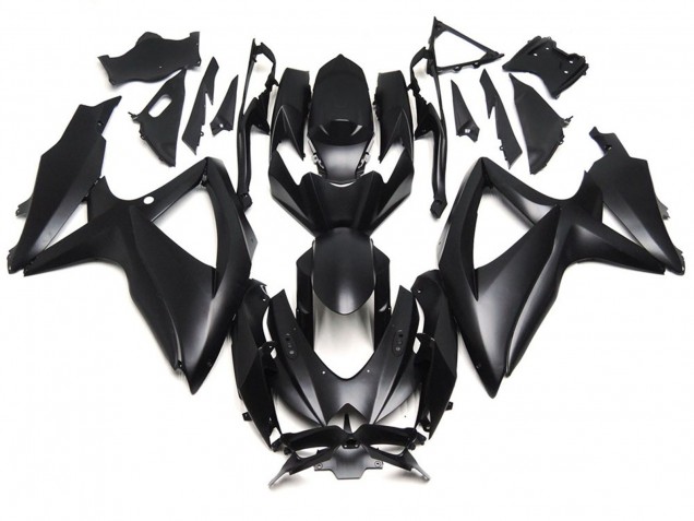 Nero Opaco Profondo 2008-2010 GSXR 600-750 Carena Moto Nero Opaco Profondo 2008-2010 GSXR 600-750 Carena Moto