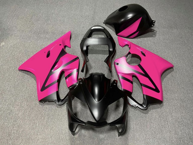 Nero Opaco & Rosa 2001-2003 CBR600 F4i Carena Moto Nero Opaco & Rosa 2001-2003 CBR600 F4i Carena Moto