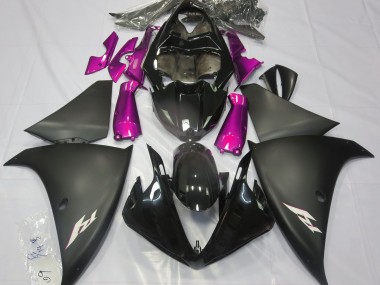Nero Opaco & Rosa 2009-2011 R1 Carena Moto