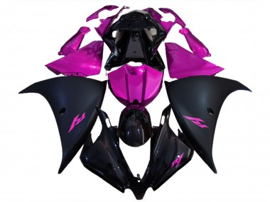 Nero Opaco & Rosa 2012-2014 R1 Carena Moto