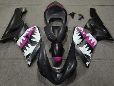 Nero Opaco & Rosa Squalo 2005-2006 ZX6R Carena Moto