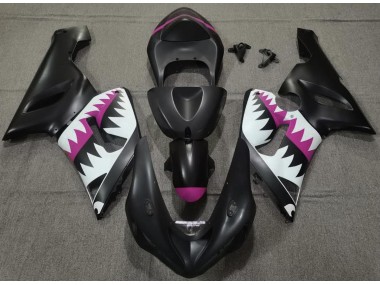 Nero Opaco & Rosa Squalo 2005-2006 ZX6R Carena Moto