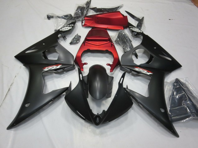 Nero Opaco & Rosso 2003-2004 R6 Carena Moto Nero Opaco & Rosso 2003-2004 R6 Carena Moto