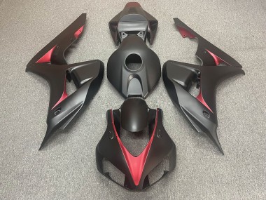 Nero Opaco & Rosso 2006-2007 CBR1000RR Carena Moto