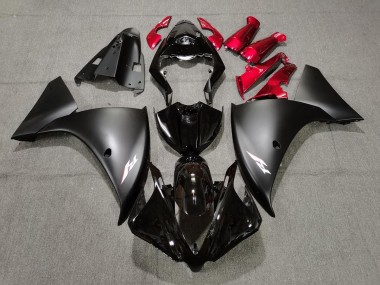 Nero Opaco & Rosso 2009-2011 R1 Carena Moto