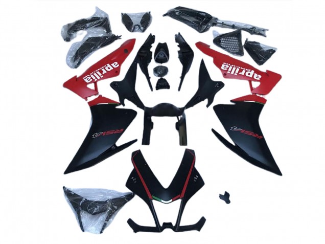 Nero Opaco & Rosso 2010-2015 RSV4 1000 Carena Moto Nero Opaco & Rosso 2010-2015 RSV4 1000 Carena Moto