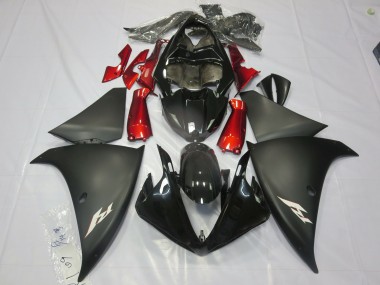 Nero Opaco Rosso 2012-2014 R1 Carena Moto