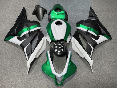 Nero Opaco & Stella Verde 2009-2012 CBR600RR Carena Moto