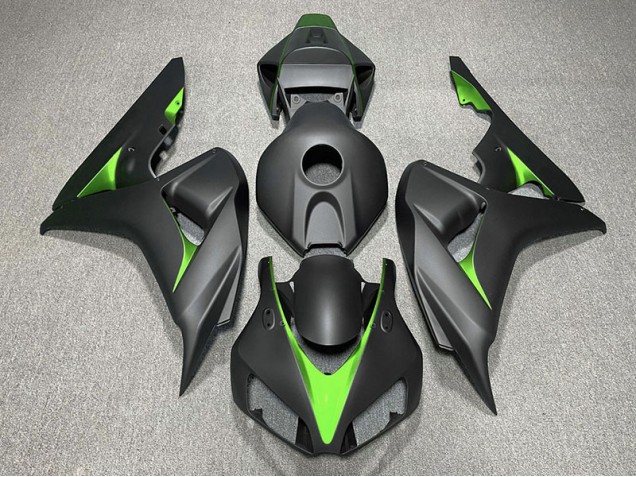 Nero Opaco & Verde 2006-2007 CBR1000RR Carena Moto Nero Opaco & Verde 2006-2007 CBR1000RR Carena Moto