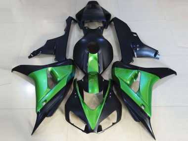 Nero Opaco & Verde 2006-2007 CBR1000RR Carena Moto