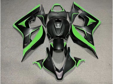Nero Opaco & Verde 2007-2008 CBR600RR Carena Moto