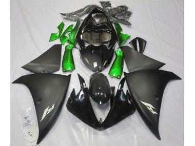 Nero Opaco & Verde 2009-2011 R1 Carena Moto