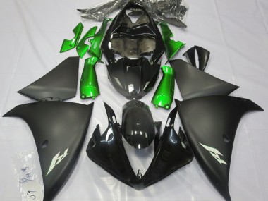 Nero Opaco & Verde 2009-2011 R1 Carena Moto