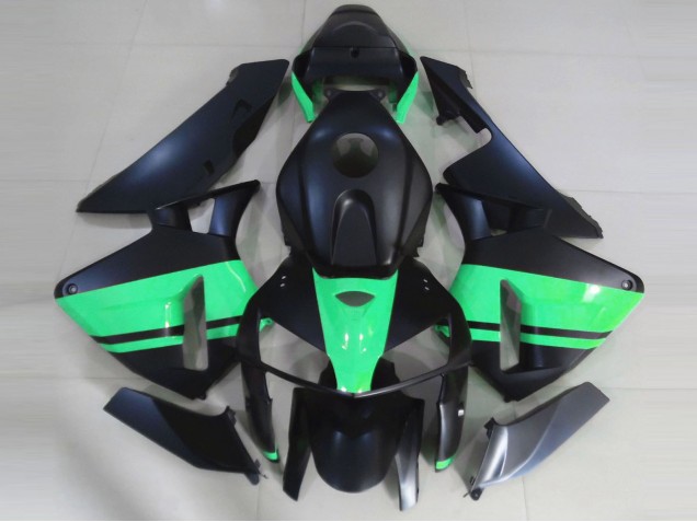 Nero Opaco & Verde Speciale 2005-2006 CBR600RR Carena Moto Nero Opaco & Verde Speciale 2005-2006 CBR600RR Carena Moto