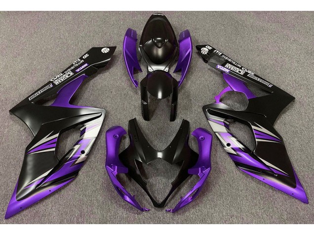 Nero Opaco & Viola 2005-2006 GSXR 1000 Carena Moto Nero Opaco & Viola 2005-2006 GSXR 1000 Carena Moto