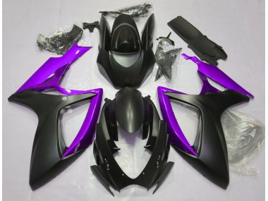 Nero Opaco & Viola 2006-2007 GSXR 600-750 Carena Moto